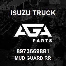 8973669881 Isuzu Truck MUD GUARD RR | AGA Parts