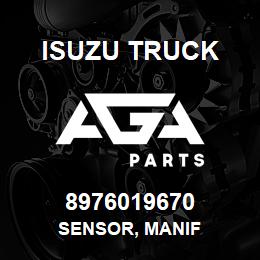 8976019670 Isuzu Truck SENSOR, MANIF | AGA Parts