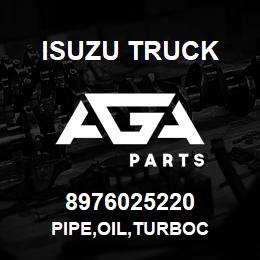 8976025220 Isuzu Truck PIPE,OIL,TURBOC | AGA Parts