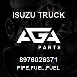 8976026371 Isuzu Truck PIPE,FUEL,FUEL | AGA Parts