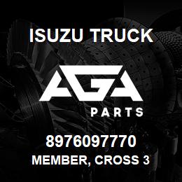 8976097770 Isuzu Truck MEMBER, CROSS 3 | AGA Parts