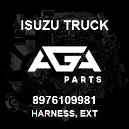 8976109981 Isuzu Truck HARNESS, EXT | AGA Parts