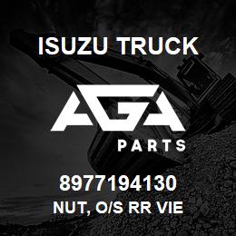 8977194130 Isuzu Truck NUT, O/S RR VIE | AGA Parts