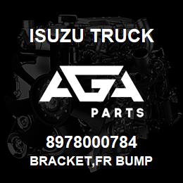 8978000784 Isuzu Truck BRACKET,FR BUMP | AGA Parts