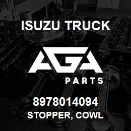 8978014094 Isuzu Truck STOPPER, COWL | AGA Parts