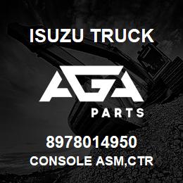 8978014950 Isuzu Truck CONSOLE ASM,CTR | AGA Parts