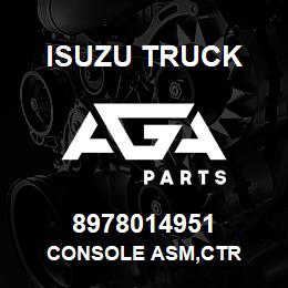 8978014951 Isuzu Truck CONSOLE ASM,CTR | AGA Parts