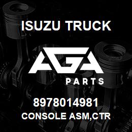 8978014981 Isuzu Truck CONSOLE ASM,CTR | AGA Parts