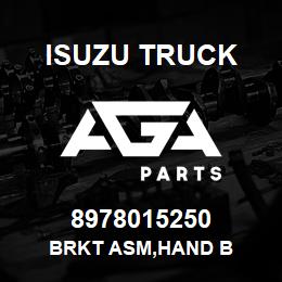 8978015250 Isuzu Truck BRKT ASM,HAND B | AGA Parts