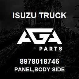 8978018746 Isuzu Truck PANEL,BODY SIDE | AGA Parts