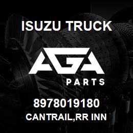 8978019180 Isuzu Truck CANTRAIL,RR INN | AGA Parts