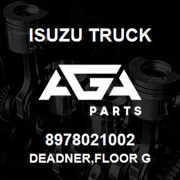 8978021002 Isuzu Truck DEADNER,FLOOR G | AGA Parts