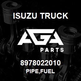 8978022010 Isuzu Truck PIPE,FUEL | AGA Parts