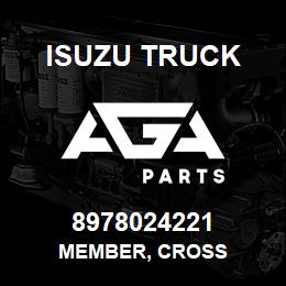 8978024221 Isuzu Truck MEMBER, CROSS | AGA Parts