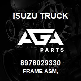 8978029330 Isuzu Truck FRAME ASM, | AGA Parts