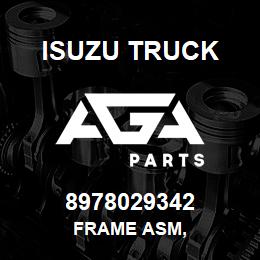 8978029342 Isuzu Truck FRAME ASM, | AGA Parts