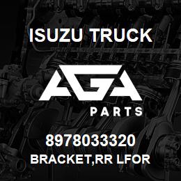 8978033320 Isuzu Truck BRACKET,RR LFOR | AGA Parts