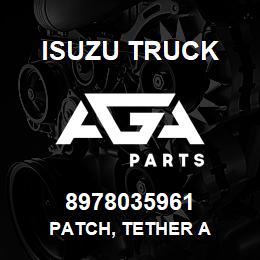 8978035961 Isuzu Truck PATCH, TETHER A | AGA Parts