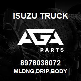 8978038072 Isuzu Truck MLDNG,DRIP,BODY | AGA Parts