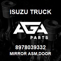 8978039332 Isuzu Truck MIRROR ASM,DOOR | AGA Parts