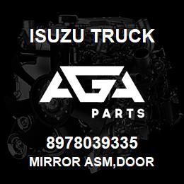 8978039335 Isuzu Truck MIRROR ASM,DOOR | AGA Parts