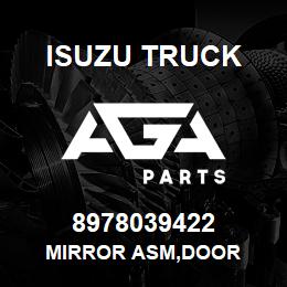 8978039422 Isuzu Truck MIRROR ASM,DOOR | AGA Parts