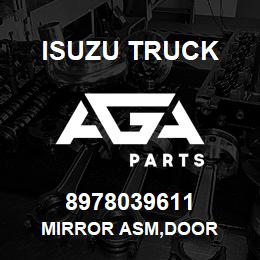 8978039611 Isuzu Truck MIRROR ASM,DOOR | AGA Parts