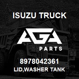 8978042361 Isuzu Truck LID,WASHER TANK | AGA Parts