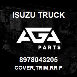 8978043205 Isuzu Truck COVER,TRIM,RR P | AGA Parts