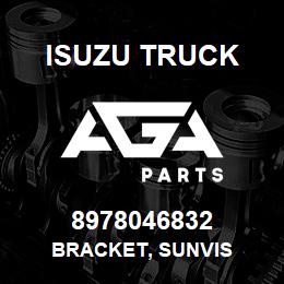 8978046832 Isuzu Truck BRACKET, SUNVIS | AGA Parts