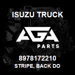 8978172210 Isuzu Truck STRIPE, BACK DO | AGA Parts