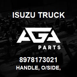 8978173021 Isuzu Truck HANDLE, O/SIDE, | AGA Parts