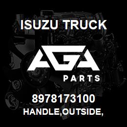 8978173100 Isuzu Truck HANDLE,OUTSIDE, | AGA Parts