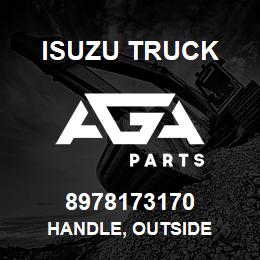 8978173170 Isuzu Truck HANDLE, OUTSIDE | AGA Parts