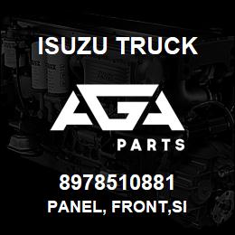 8978510881 Isuzu Truck PANEL, FRONT,SI | AGA Parts