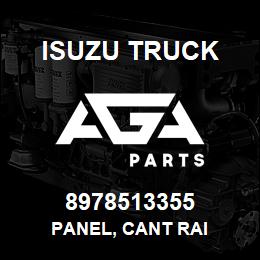 8978513355 Isuzu Truck PANEL, CANT RAI | AGA Parts