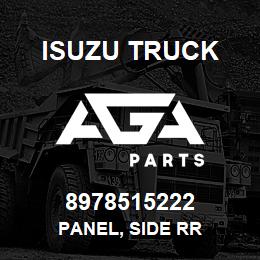 8978515222 Isuzu Truck PANEL, SIDE RR | AGA Parts