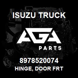 8978520074 Isuzu Truck HINGE, DOOR FRT | AGA Parts