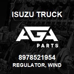 8978521954 Isuzu Truck REGULATOR, WIND | AGA Parts