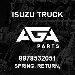 8978532051 Isuzu Truck SPRING, RETURN, | AGA Parts