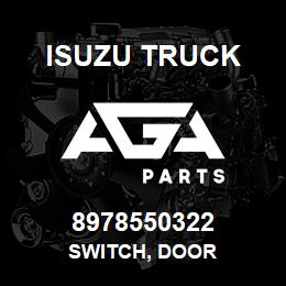 8978550322 Isuzu Truck SWITCH, DOOR | AGA Parts