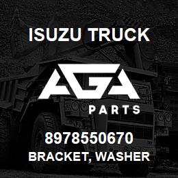 8978550670 Isuzu Truck BRACKET, WASHER | AGA Parts