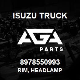 8978550993 Isuzu Truck RIM, HEADLAMP | AGA Parts