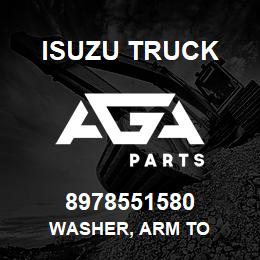 8978551580 Isuzu Truck WASHER, ARM TO | AGA Parts