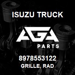 8978553122 Isuzu Truck GRILLE, RAD | AGA Parts