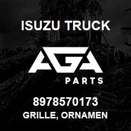 8978570173 Isuzu Truck GRILLE, ORNAMEN | AGA Parts