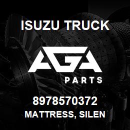 8978570372 Isuzu Truck MATTRESS, SILEN | AGA Parts