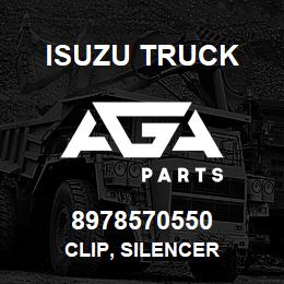 8978570550 Isuzu Truck CLIP, SILENCER | AGA Parts