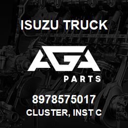 8978575017 Isuzu Truck CLUSTER, INST C | AGA Parts