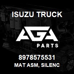 8978575531 Isuzu Truck MAT ASM, SILENC | AGA Parts